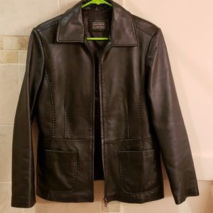 Women's leather jacket